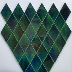 Плитка Ромб Зеленая