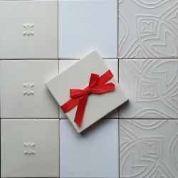 Плитка Квадратиками белая