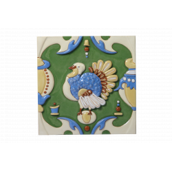 Изразец с этно орнаментом керамика