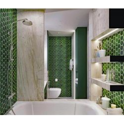 Плитка гексагон в интерьере