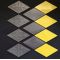 Плитка Ромб Черная Желтая
